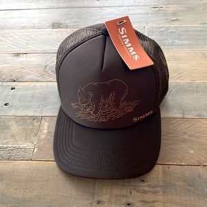 New With Tag Simms Brown Trucker Hat